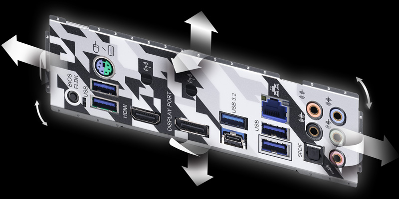 Flexible Integrated IO Shield